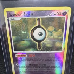Pokemon Card - Unown [I] Mysterious Treasures 37/123 Reverse Holo MP Rare TCG - Image 2
