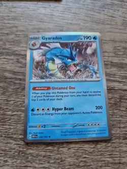 130/165 Gyarados : Rare Holo Card : SV03.5 151 Pokemon Trading Card Game - Image 1