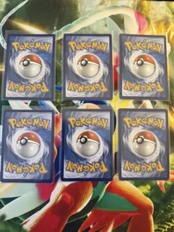 Pokemon Card Lot Of 6 Pre Release stamped SWSH cards, Cinderace, Machamp NM/LP - Image 2