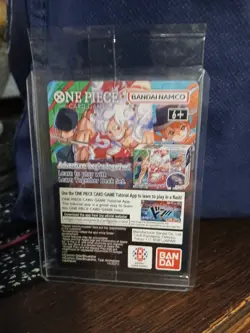One Piece Monkey.D.Luffy College Basketball Promo Card W/ Poster - Image 2