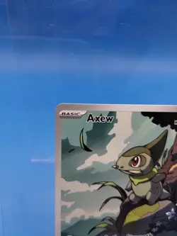 Pokemon Axew Holo TCG Sv: Black Bolt Illustration Rare Card 145/086 - Image 3