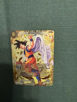 Dragon ball super Card Game BT21-148 GDR Son Goku Peace Resolution - Corner - Image 4