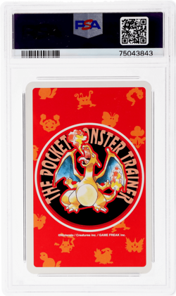 1996 Pokemon Red Version Playing Cards Kabuto 10 of Hearts #140 PSA 9 - Image 2
