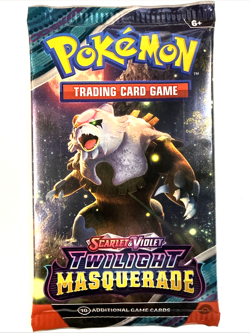 Pokemon Twilight Masquerade Scarlet & Violet Booster Pack - SV06 - 10 Cards - Image 1