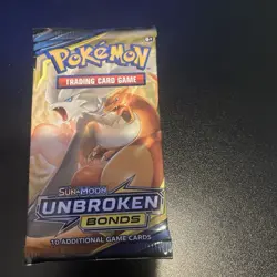 Pokemon Sun and Moon Unbroken Bonds Card Booster Pack - Image 1