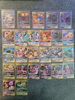 Pokemon TCG Chinese TAG TEAM GX Cards Lot 25 pieces Sun&Moon RR RRR HOLO NM - Image 1