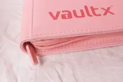 VaultX zip binder 12-pocket EXO-TEC zip binder for 400 cards - pink - small mark - Image 2