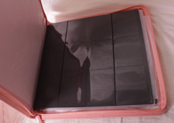 VaultX zip binder 12-pocket EXO-TEC zip binder for 400 cards - pink - small mark - Image 3
