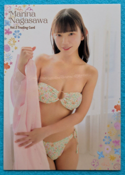 MARINA NAGASAWA Vol.2 Trading Card RG15 Japanese Model TCG - Image 1