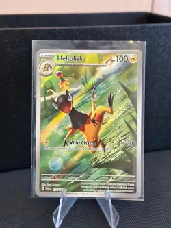 Heliolisk IR Pokemon TCG Twilight Masquerade 177/167 Holo Illustration Rare Card - Image 1