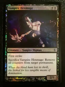 Sortimage vampire PREMIUM / FOIL - English Vampire Hexmage - Magic Mtg - Image 1