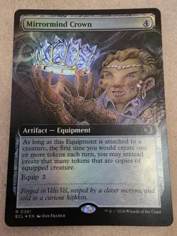 Mirrormind Crown - Foil - (Extended Art) Lorwyn Eclipsed - Mtg - Image 1
