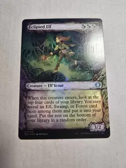 Eclipsed Elf (Showcase) Lorwyn Eclipsed Foil - Image 1