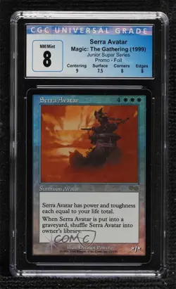 Foil - Serra Avatar Magic: Junior Super Series Promo CGC 8 1999 - Image 1