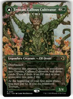 Trystan, Callous Cultivator Showcase 291 NM MTG Lorwyn Eclipsed Magic - Image 1