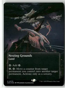 Nesting Grounds (#076) (Borderless) NM MTG Stellar Sights Magic - Image 1