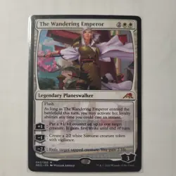 1x The Wandering Emperor NM-Mint, English Kamigawa: Neon Dynasty MTG Magic - Image 1