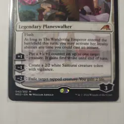 1x The Wandering Emperor NM-Mint, English Kamigawa: Neon Dynasty MTG Magic - Image 2