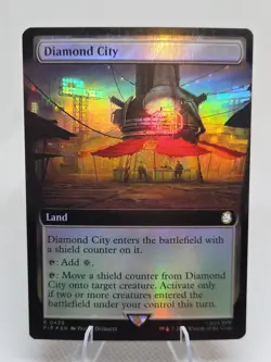 Diamond City (Extended Art) FOIL X1 PIP MTG Fallout FB3 - Image 1