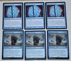 MTG 6x Rare Blue Enchantment Call to the Kindred & Infinite Reflection - Image 2