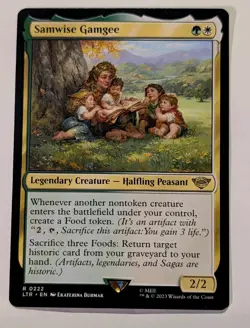 Samwise Gamgee Lord of the Rings - MTG RARE - Image 1