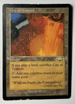City of Traitors - Exodus - HP Condition ** MTG Magic Reserved List - Image 1