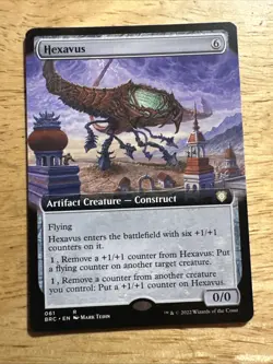 MTG Commander BRO EXTENDED ART R Hexavus #0021 - Image 1