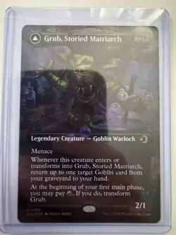Grub Storied Matriarch BORDERLESS #0289 FOIL Lorwyn Eclipsed - MTG NM ENG - Image 1