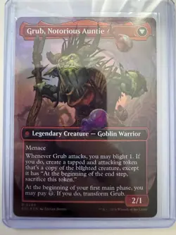 Grub Storied Matriarch BORDERLESS #0289 FOIL Lorwyn Eclipsed - MTG NM ENG - Image 2