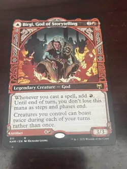 Birgi, God of Storytelling (Showcase) Kaldheim Regular - Image 1