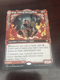 Birgi, God of Storytelling (Showcase) Kaldheim Regular - Image 2