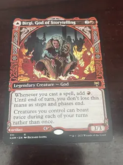 Birgi, God of Storytelling (Showcase) Kaldheim Regular - Image 4