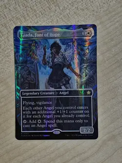 MTG Giada, Font of Hope Borderless Mana Foil NM - Image 1