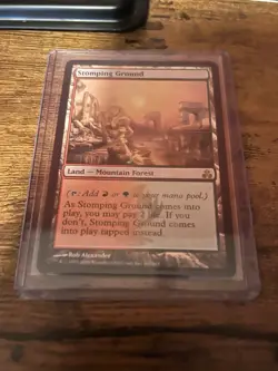 Magic: The Gathering Stomping Ground. Near Mint Condition. Double Sleeved. MTG - Image 3