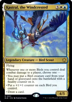 X 1 Kastral, the Windcrested NM-M Bloomburrow MTG Magic The Gathering - Image 1