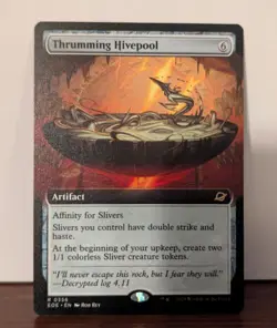 X3 Thrumming Hivepool Edge of Eternities 2x Regular and 1x Extended Art - Image 2