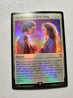 1x MTG Magic the Gathering The Wedding of River Song 31/1208 Doctor Who FOIL NM - Image 1