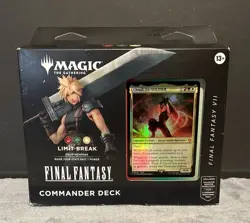 ✅ MTG FF Magic The Gathering Final Fantasy VII Commander Deck Cloud Limit Break - Image 1