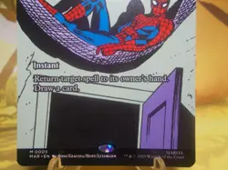 Reprieve mythic alternate art magic the gathering spider-man trading card - Image 3