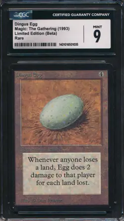 Beta Dingus Egg CGC 9 Graded Magic MTG (1035) -magicgraders- - Image 1