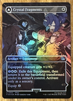 MTG Final Fantasy, Crystal Fragments / Summon: Alexander - Borderless Foil - Image 1