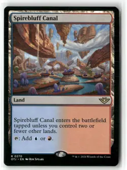 Outlaws of Thunder Junction Magic: The Gathering Spirebluff Canal - Image 1