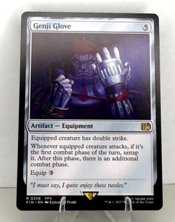 MTG FIN-0258 Genji Glove - Final Fantasy - Rare NM - Image 1