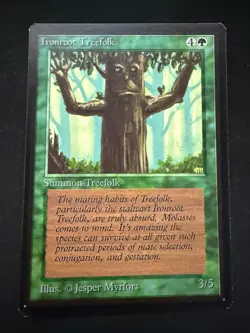 Magic The Gathering: Beta Ironroot Treefolk MTG Beta - Image 1