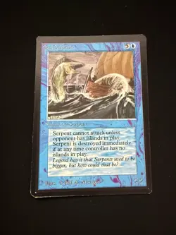 Magic the Gathering: Beta Sea Serpent MTG Beta - Image 1