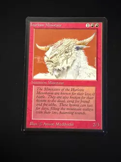 Magic the Gathering: Beta Hurloon Minotaur MTG Beta - Image 1