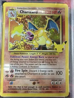 2021 POKEMON CELEBRATIONS CLASSIC COLL #4 CHARIZARD-HOLO PSA 9 - Image 4