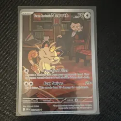 Pokemon Team Rocket's Meowth 203/182 Rare Basic DR1 Regular English 2025 NM - Image 1