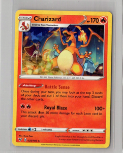 Charizard 025/185 - Pokemon TCG Vivid Voltage Sword & Shield Cracked Ice Holo NM - Image 1