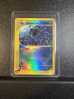 Pokemon Tentacruel 38/147 Reverse Holo Rare Aquapolis Pokemon - NM 2002 - Image 1